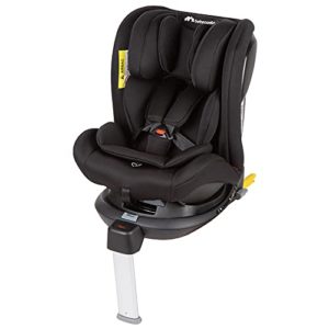 Bebe Confort EvolveFix Silla coche grupo 0 1 2 3 isofix, silla coche giratoria 360°, reclinable y evolutiva, para niños desde el nacimiento hasta los 12 años, color Night Black